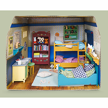 SAM & JULIA Cardboard Room Bedroom