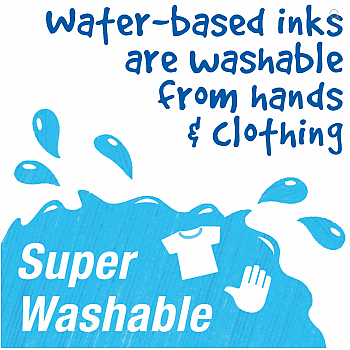 6Ct Jumbo Ultra Washable Markers CS/12