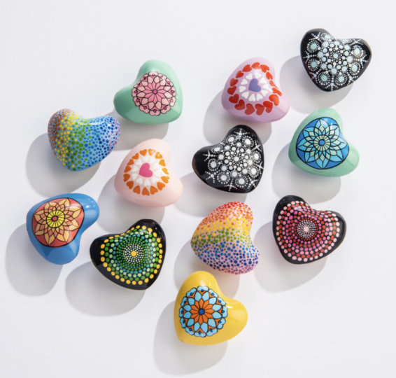MANDALA CHIME HEART - sold individually