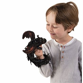 DRAGON WRISTLET MIDNIGHT PUPPET