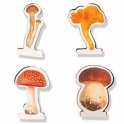 MUSHROOM MAGNETIC BOOKMARKS