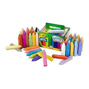 48 Ct. Washable Sidewalk Chalk