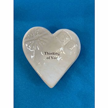 CERAMIC GIVING HEART - sold individually