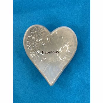 CERAMIC GIVING HEART - sold individually