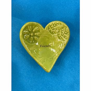 CERAMIC GIVING HEART - sold individually