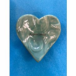 CERAMIC GIVING HEART - sold individually